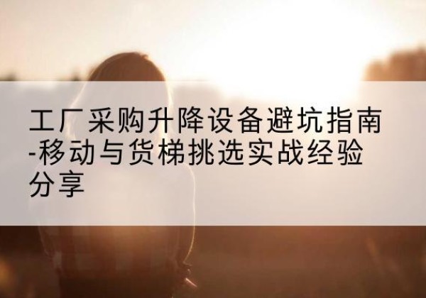 兴国移动式升降机怎么选-工厂采购升降设备避坑指南-移动与货梯挑选实战经验分享